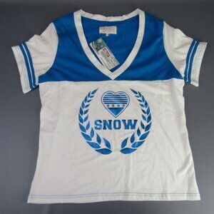Yamaha Divas Snow‎ Gear V-Neck T-Shirt Women's Size XL NWT Extra Large